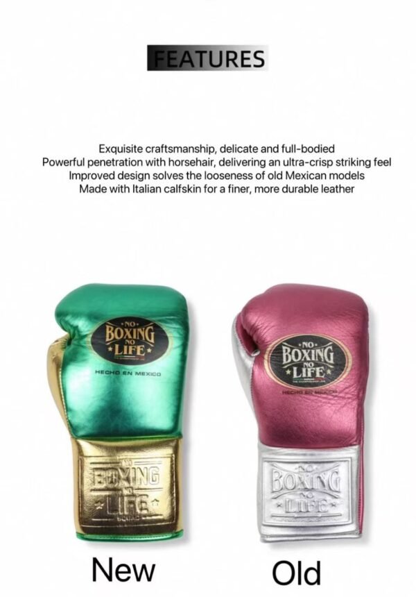 ea4490248e44a1473a494b4b95020c7 NoBoxingNoLife Alvarez Original Mexican Boxing Gloves Muay Thai Grappling Leather Horsehair Gloves