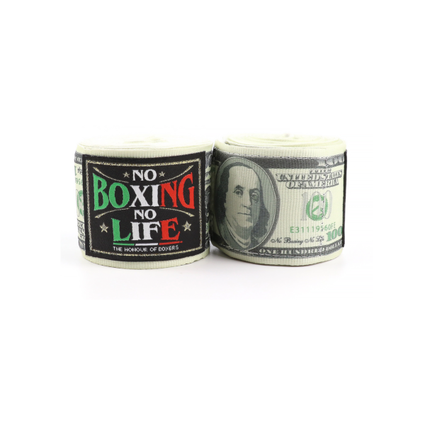 NoBoxingNoLife Hand Wraps Dollar Dollar Boxing Hand Wraps Combat Fighting Bandages