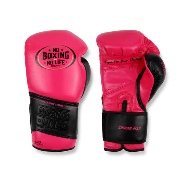 1744125399227 NoBoxingNoLife Crying Fists Genuine Leather Cowhide Boxing Gloves Muay Thai Latex Boxing Gloves
