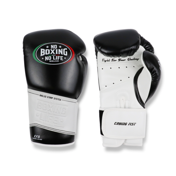 1744125426312 NoBoxingNoLife Crying Fists Genuine Leather Cowhide Boxing Gloves Muay Thai Latex Boxing Gloves