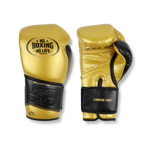 1744125439343 NoBoxingNoLife Crying Fists Genuine Leather Cowhide Boxing Gloves Muay Thai Latex Boxing Gloves