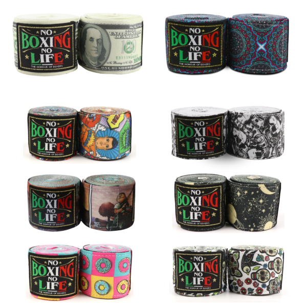 NoBoxingNoLife Hand Wraps Dollar Dollar Boxing Hand Wraps Combat Fighting Bandages