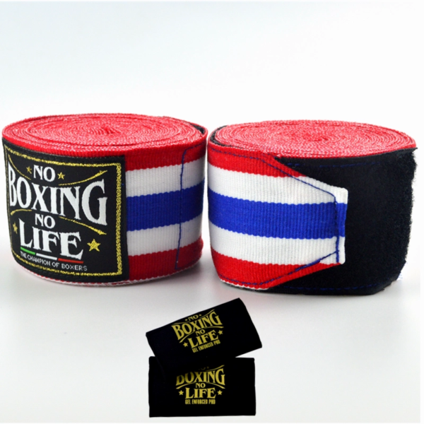 NoBoxingNoLife Gel Boxing Wrap Boxing Bandage Boxing Tape Muay Thai Taping